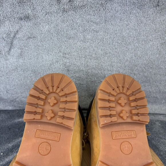 Timberland Boots Mens Size 6 Wheat 6-Inch Premium Waterproof Work Nubuck 12909 - Picture 9 of 10